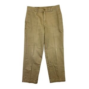 L.L.Bean Men's Khaki Chino Pants‎ Size 34×29 Straight Leg Casual Natural Fit